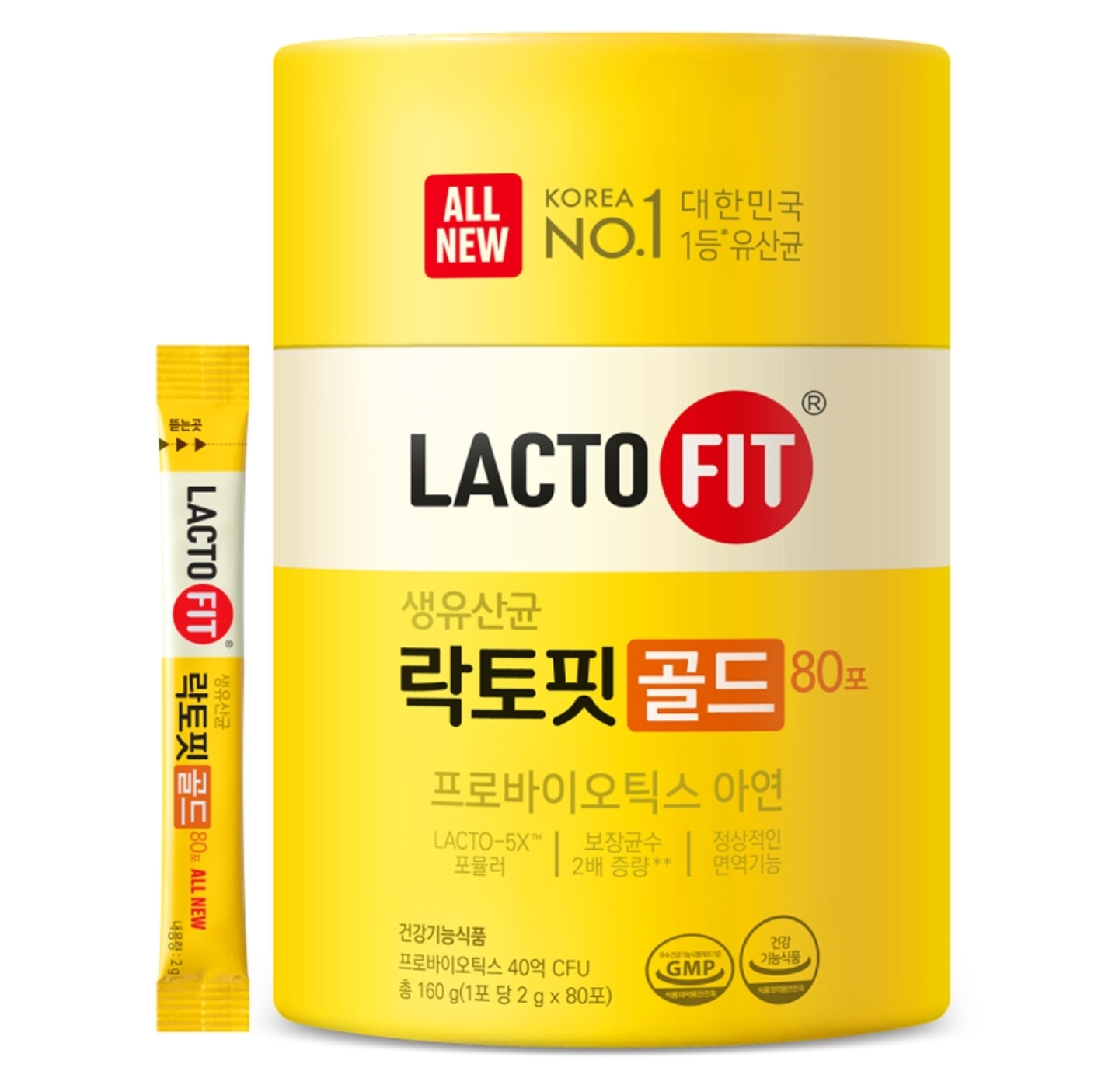 종근당건강 락토핏 골드 80포 160g
